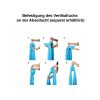 Befestigung des Vertikaltuchs an der Abseilacht (separat erhältlich) Befestigung des Vertikaltuchs an der Abseilacht (separat erhältlich)