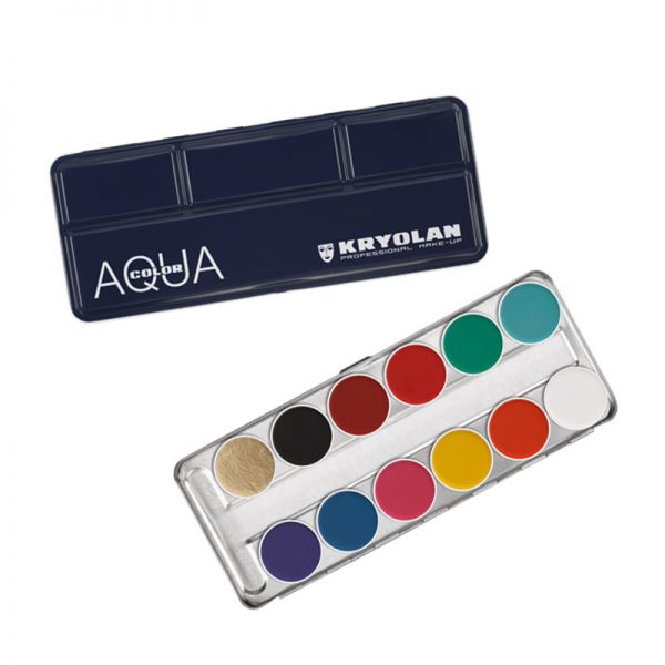 Kryolan Aquacolor 12-er Palette