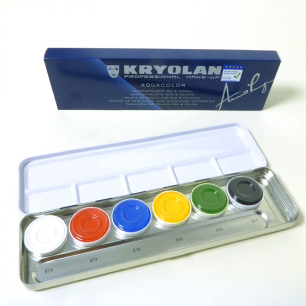 Kryolan Aquacolor 6-er Palette