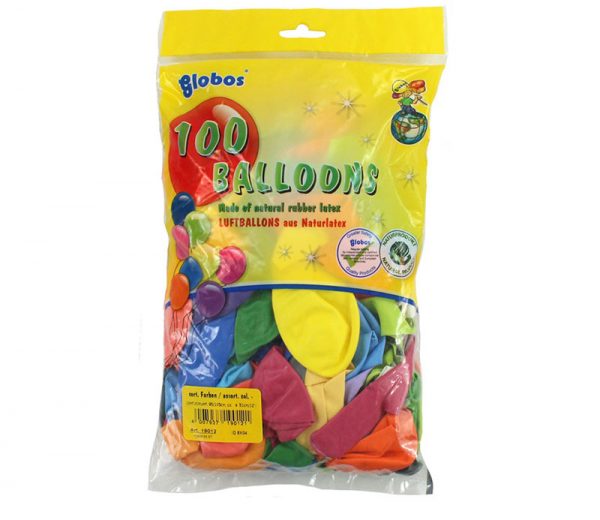 100 Stk. Rundballons farblich sortiert 100 Stk. Rundballons farblich sortiert
