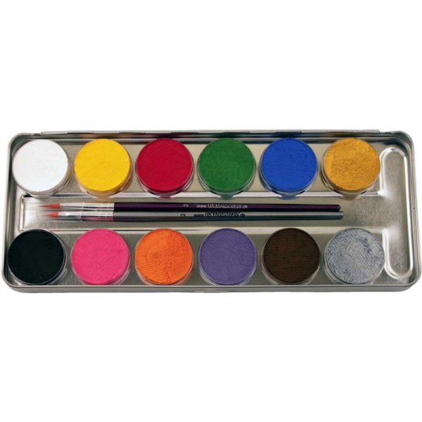 Schminkpalette Eulenspiegel 12 Farben – Bild 3