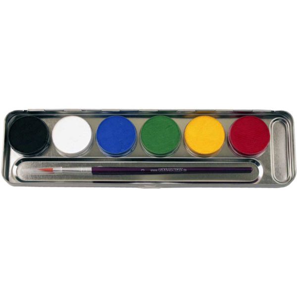 Eulenspiegel Schminkpalette 6 Farben