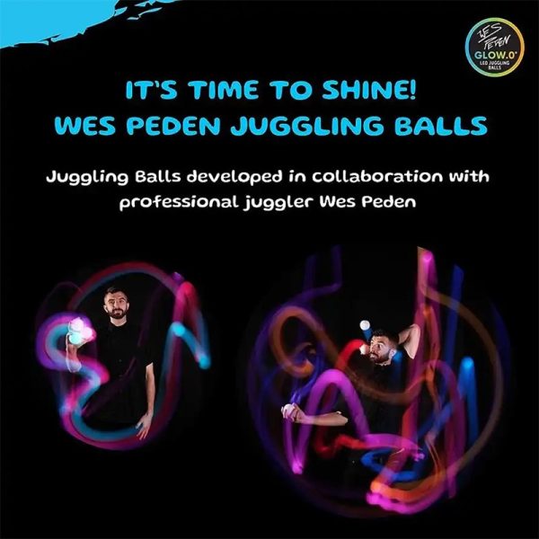 Wes Peden LED Jonglierball-Set – Bild 3