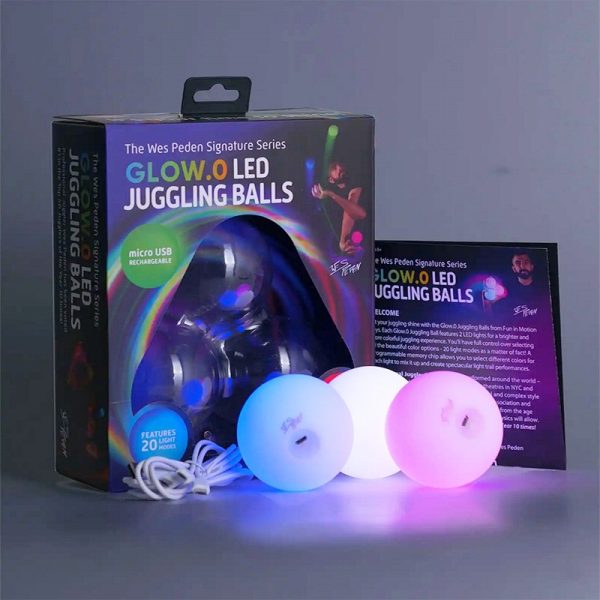 Wes Peden LED Jonglierball-Set – Bild 2