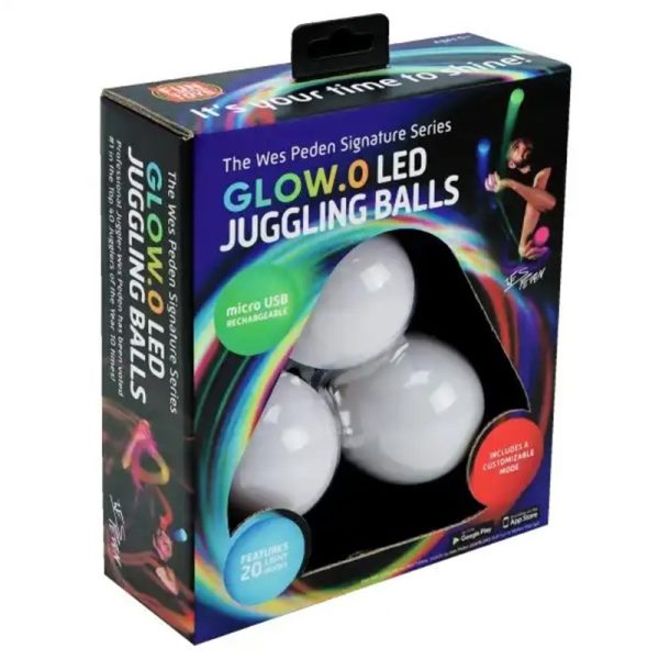 Wes Peden LED Jonglierball-Set